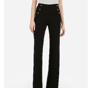 Express High Waist Button Front Pants